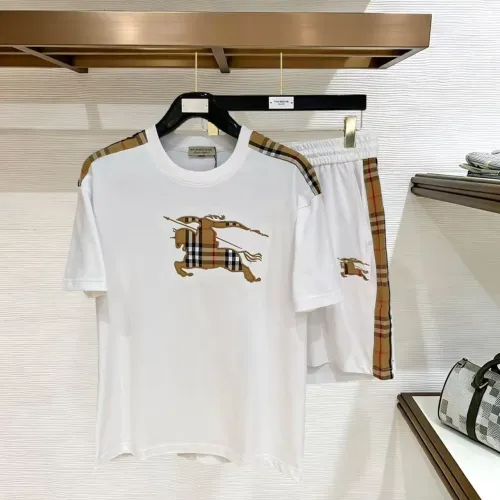 Wholesale Burberry Tracksuits Short Sleeved For Men #1484872 $112.00 USD, Wholesale Quality Replica Burberry Tracksuits
