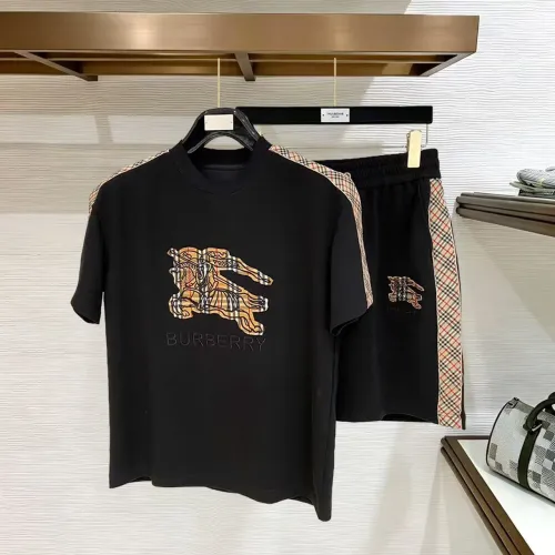 Wholesale Burberry Tracksuits Short Sleeved For Men #1484873 $112.00 USD, Wholesale Quality Replica Burberry Tracksuits