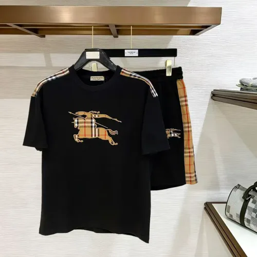 Wholesale Burberry Tracksuits Short Sleeved For Men #1484874 $112.00 USD, Wholesale Quality Replica Burberry Tracksuits