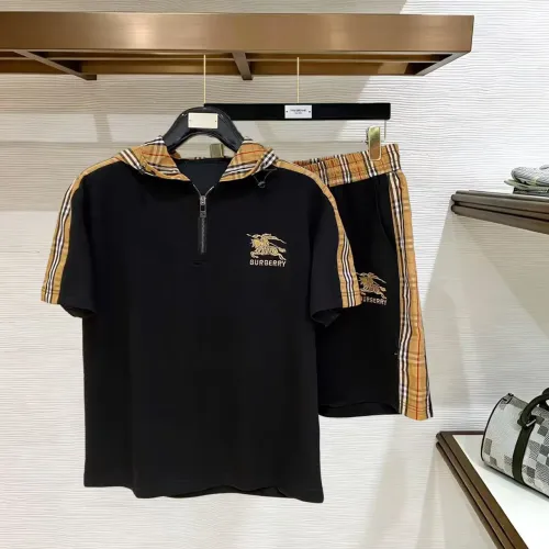 Wholesale Burberry Tracksuits Short Sleeved For Men #1484876 $112.00 USD, Wholesale Quality Replica Burberry Tracksuits