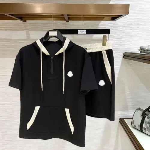 Wholesale Moncler Tracksuits Short Sleeved For Men #1484954 $112.00 USD, Wholesale Quality Replica Moncler Tracksuits