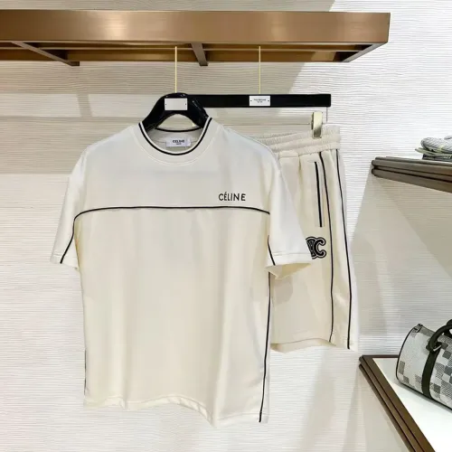 Wholesale Celine Tracksuits Short Sleeved For Men #1484956 $112.00 USD, Wholesale Quality Replica Celine Tracksuits