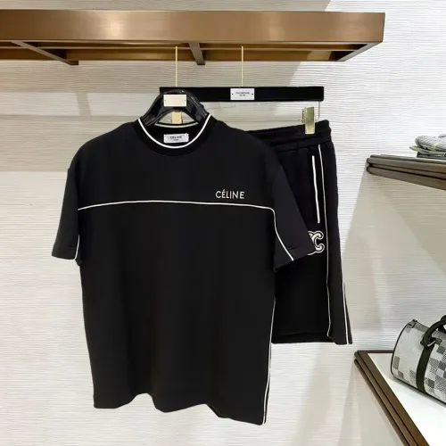 Wholesale Celine Tracksuits Short Sleeved For Men #1484957 $112.00 USD, Wholesale Quality Replica Celine Tracksuits