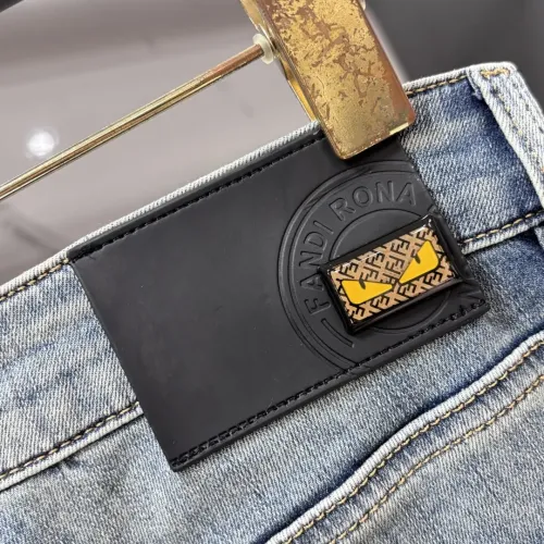 Replica Fendi Jeans For Men #1484967 $80.00 USD for Wholesale