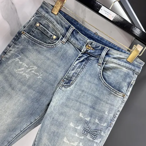 Replica Fendi Jeans For Men #1484967 $80.00 USD for Wholesale