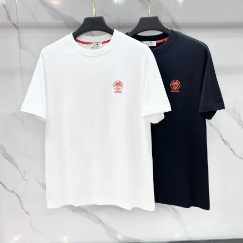 Replica Hermes T-Shirts Short Sleeved For Men #1484992 $68.00 USD for Wholesale